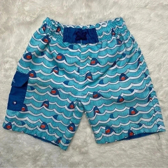 UV Skinz 2 Pc Swimsuit  Blue / Shark Size 5 - Picture 11 of 16